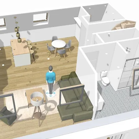 公寓 Chez Clement Et Mathilde -duplex Climatise Hyper Centre , Equipe *