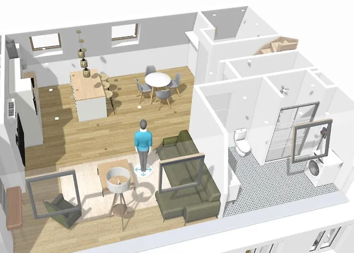 Appartement Chez Clément Et Mathilde -duplex Climatisé Hyper Centre , équipé *